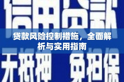 米易贷款风险控制措施，全面解析与实用指南