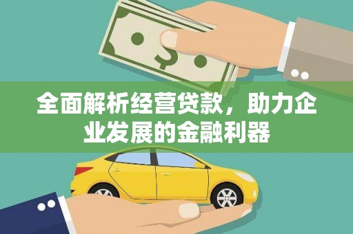米易全面解析经营贷款，助力企业发展的金融利器