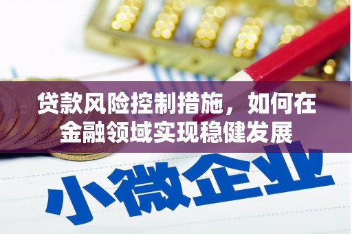 米易贷款风险控制措施，如何在金融领域实现稳健发展