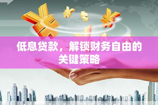 米易低息贷款，解锁财务自由的关键策略