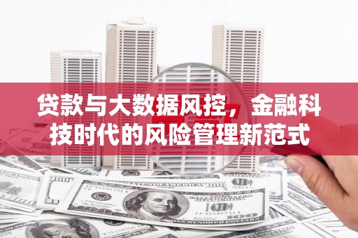 米易贷款与大数据风控，金融科技时代的风险管理新范式