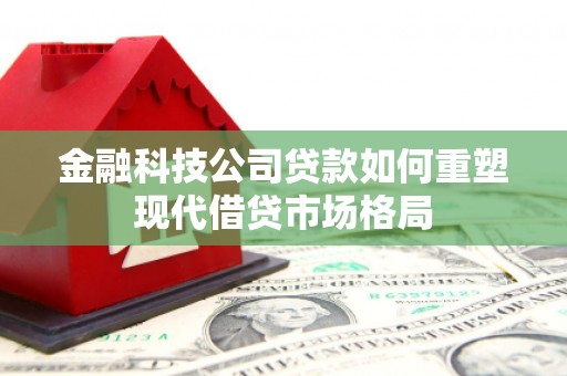 米易金融科技公司贷款如何重塑现代借贷市场格局