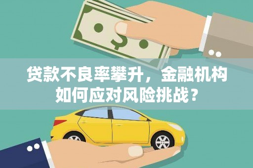 米易贷款不良率攀升，金融机构如何应对风险挑战？