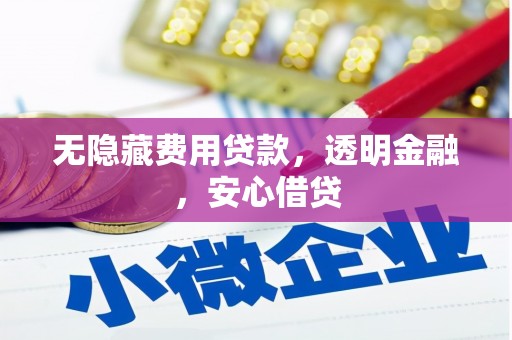 米易无隐藏费用贷款，透明金融，安心借贷