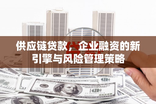 米易供应链贷款，企业融资的新引擎与风险管理策略