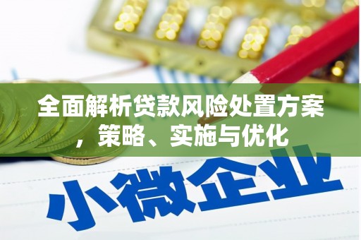 米易全面解析贷款风险处置方案，策略、实施与优化