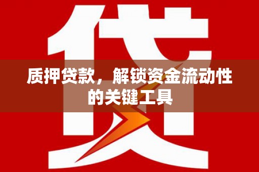米易质押贷款，解锁资金流动性的关键工具