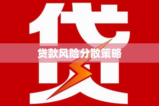 米易贷款风险分散策略