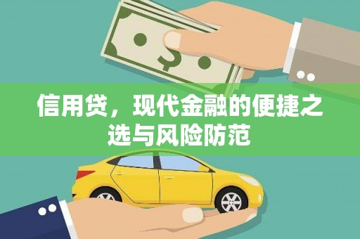 米易信用贷，现代金融的便捷之选与风险防范