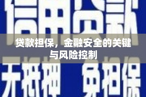 米易贷款担保，金融安全的关键与风险控制
