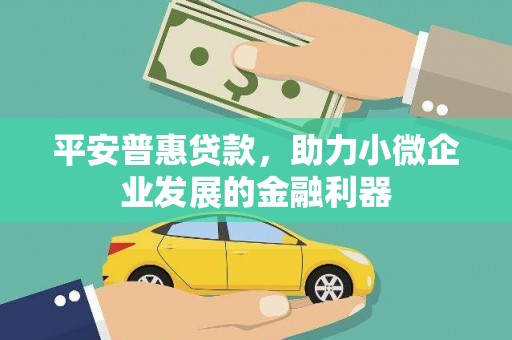 米易平安普惠贷款，助力小微企业发展的金融利器