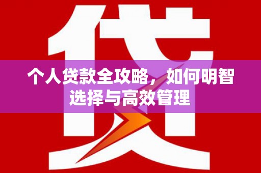 米易个人贷款全攻略，如何明智选择与高效管理